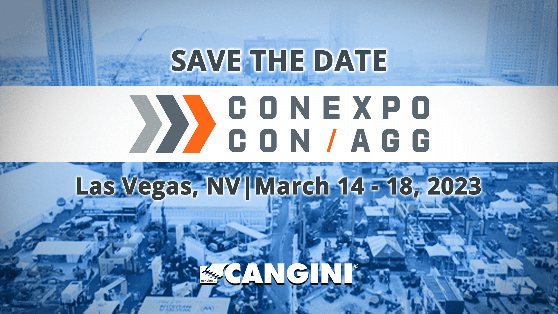 Canginiback in March Conexpo trade fair Cangini Benne